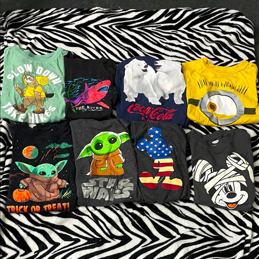 Boys 4T Graphic Shirts Bundle